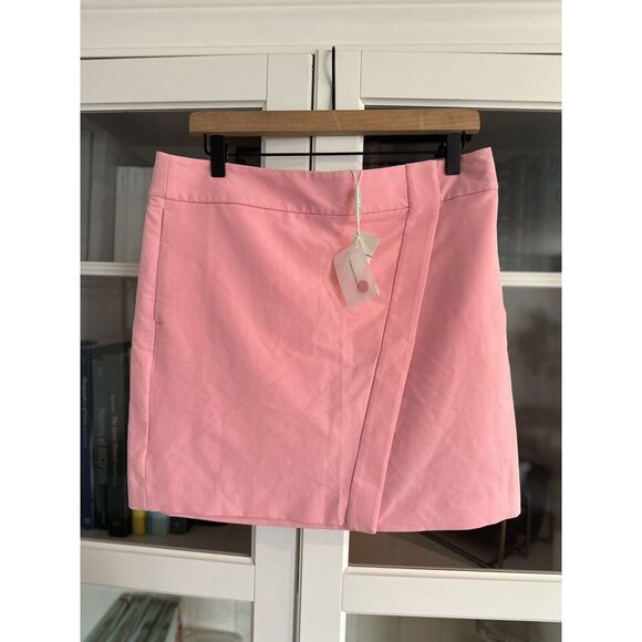 Fairway & Greene Pants - Fairway & Greene Blush Faux‎ Wrap Golf Skirt Skort Size 6 NEW NWT